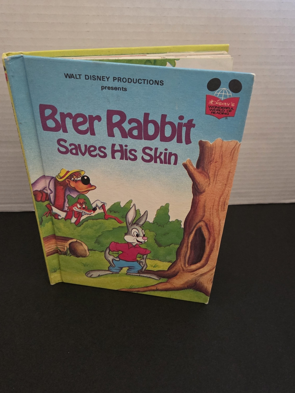 1st Edition 1970 HC Hardcover BOOK "BRER RABBIT SAVES HIS SKIN" Disney Kids